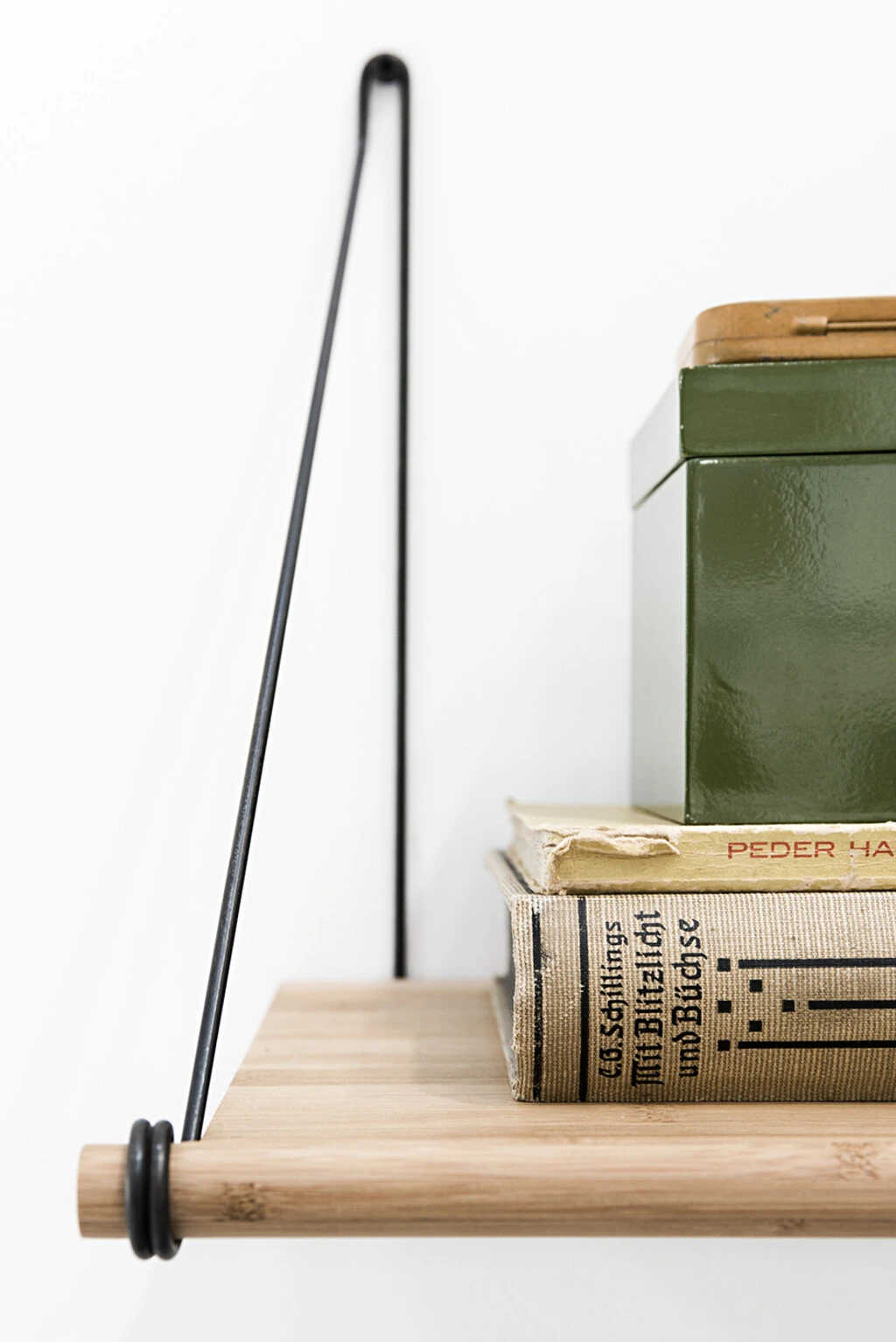 We Do Wood Loop Hylde 72 Cm, Bambus/Sort Stål 4 We Do Wood Loop Hylde 72 Cm, Bambus/Sort Stål - Billede 2