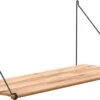 We Do Wood Loop Hylde 72 Cm, Bambus/Sort Stål -GEJST Butik WeDoWood Packshot Loop Shelf Bamboo Black side