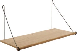 We Do Wood Loop Hylde 72 Cm, Eg/Sort Stål