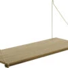 We Do Wood Loop Hylde 72 Cm, Eg/Messing -GEJST Butik WeDoWood Packshot Loop Shelf Oak Brass side