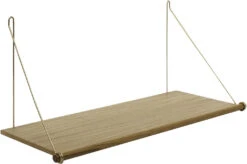 We Do Wood Loop Hylde 72 Cm, Eg/Messing