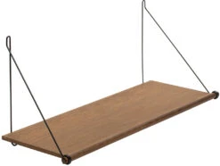 We Do Wood Loop Hylde 72 Cm, Røget Eg/Sort Stål