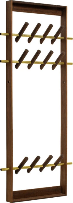 We Do Wood Knagerække 150 Cm, Røget Eg/Messing