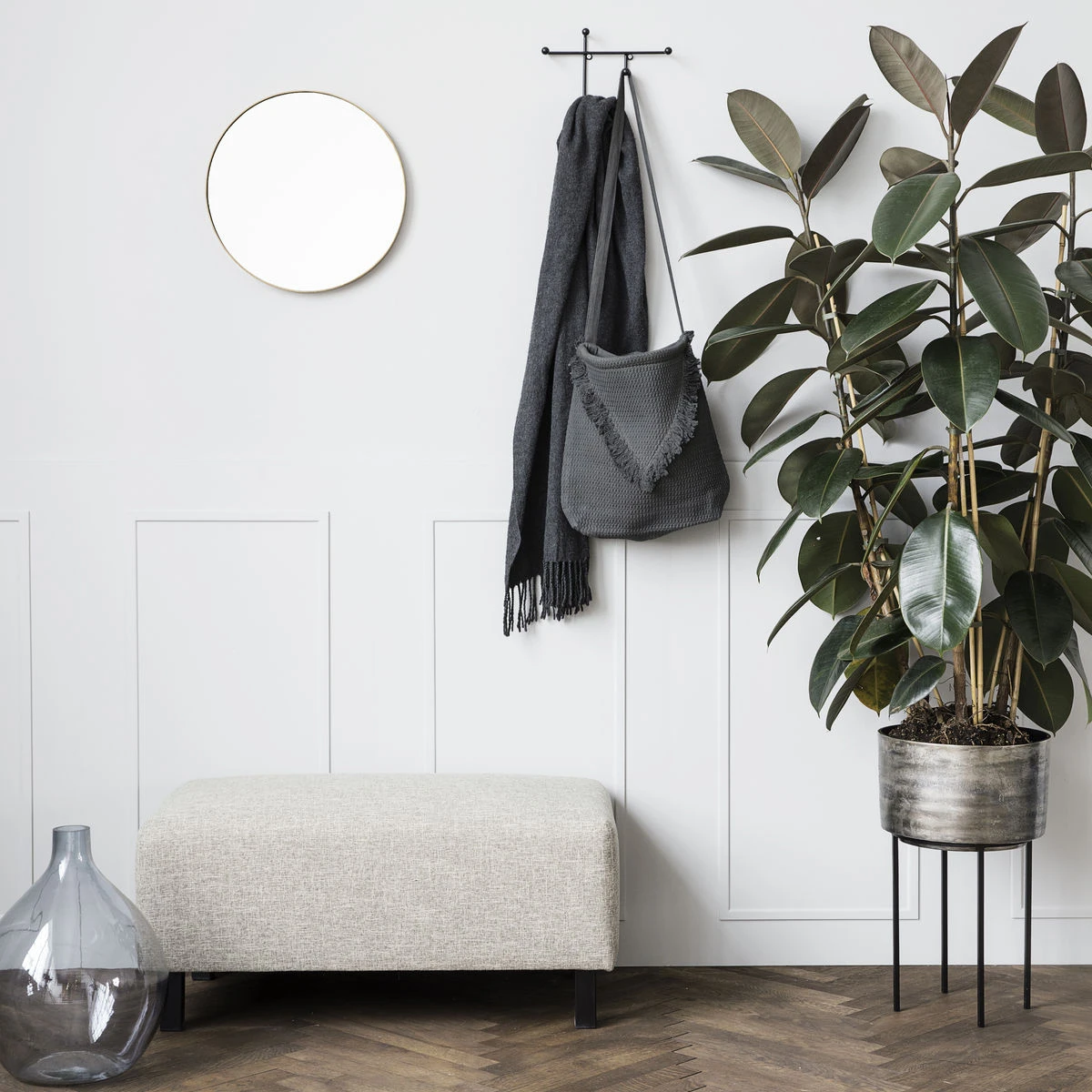 House Doctor Prea Knage 27 Cm, Mat Sort 5 House Doctor Prea Knage 27 Cm, Mat Sort - Billede 3